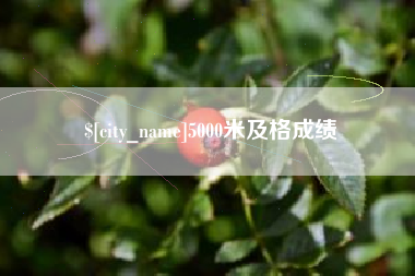 宁国5000米及格成绩