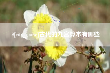 宁国古代的九宫算术有哪些