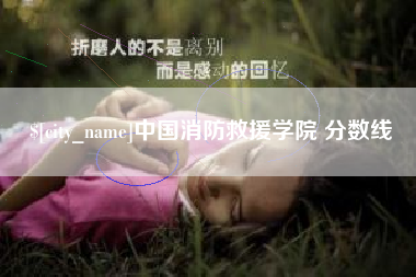 宁国中国消防救援学院 分数线