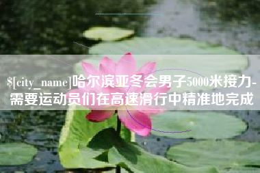宁国哈尔滨亚冬会男子5000米接力-需要运动员们在高速滑行中精准地完成