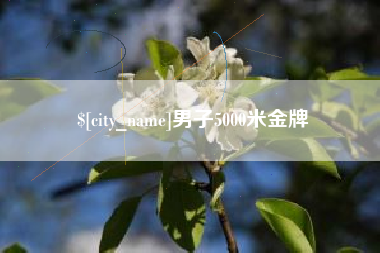 宁国男子5000米金牌