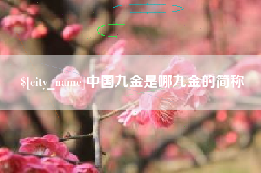 宁国中国九金是哪九金的简称