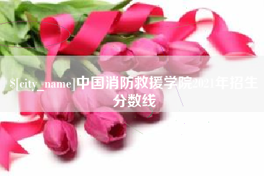 宁国中国消防救援学院2021年招生分数线