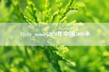 宁国2020年中国5000米